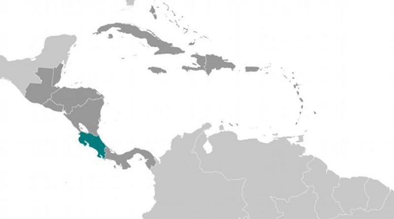 Location of Costa Rica. Source: CIA World Factbook.