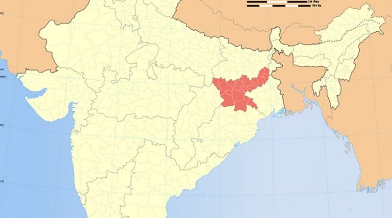 Location of Jharkhand in India. Source: Wikipedia Commons.