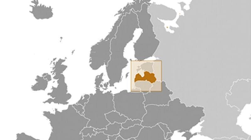 Location of Latvia. Source: CIA World Factbook.