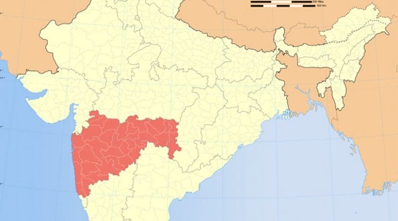 Location of Maharashtra in India. Source: Wikipedia Commons.