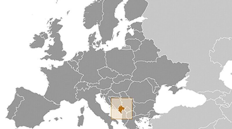Location of Montenegro. Source: CIA World Factbook.