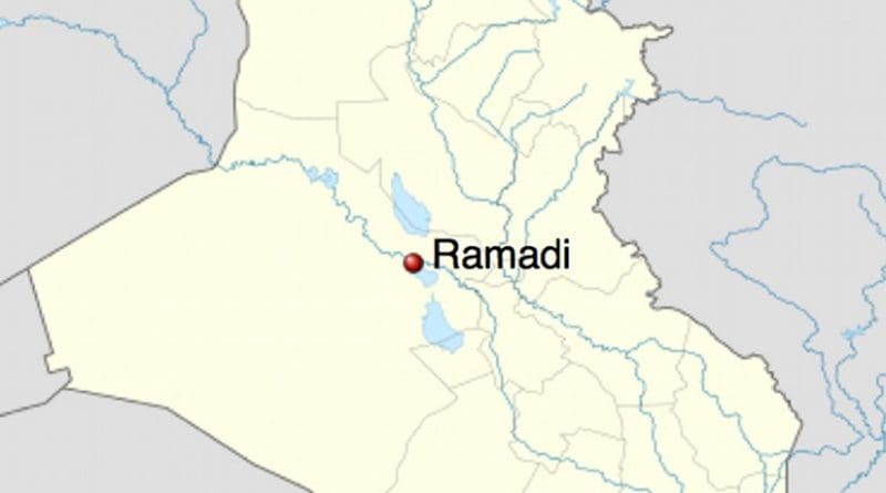 Location of Ramadi in Iraq.Source: Wikipedia Commons.
