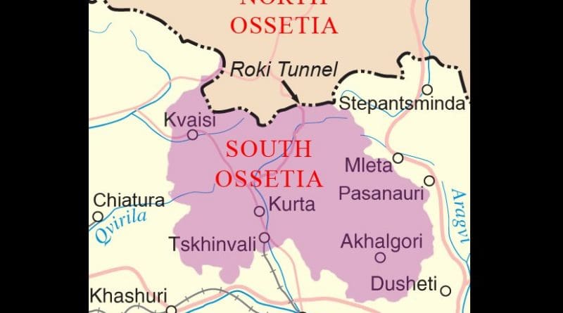 Location of South Ossetia. Source: WIkipedia Commons.