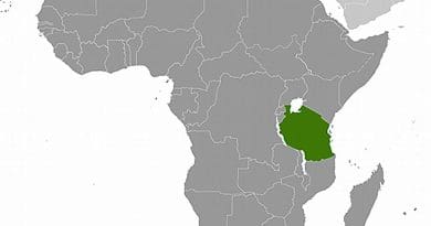 Location of Tanzania. Source: CIA World Factbook.
