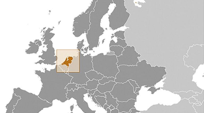 Location of the Netherlands. Source: CIA World Factbook.