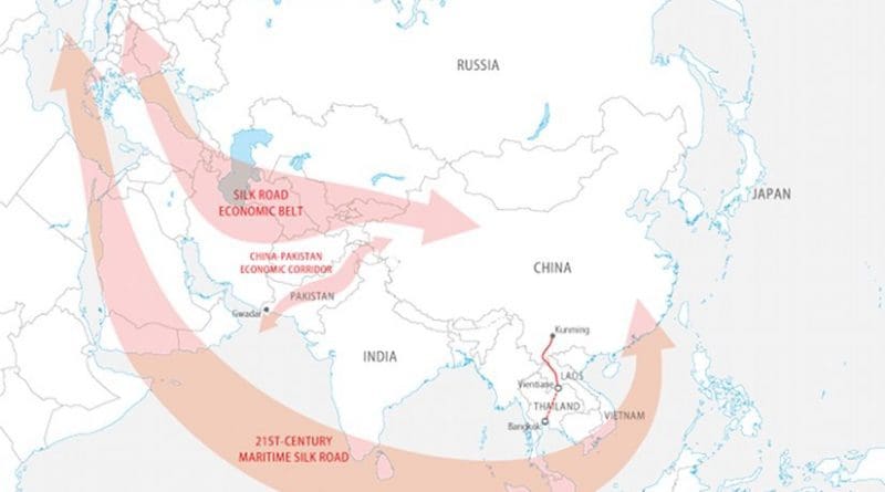 China's 'One Belt, One Road' initiative. Graphic Source: FPRI.