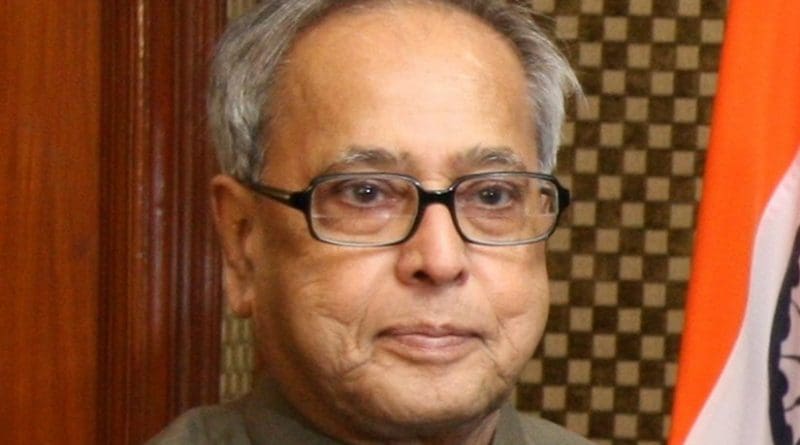 India's President Pranab Mukherjee. Photo by US Treasury Department, Wikipedia Commons.