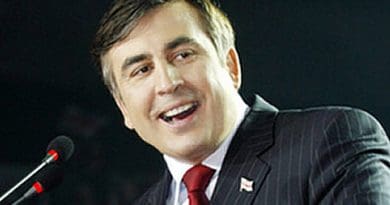 Mikheil Saakashvili. Photo by James Fimley, Wikipedia Commons.