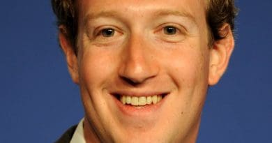Mark Zuckerberg, Founder & CEO of Facebook. Photo by Guillaume Paumier, Wikipedia Commons.