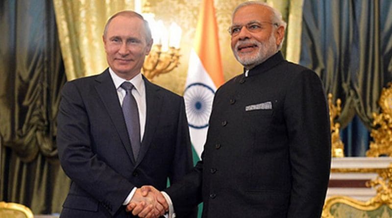 India Prime Minister Shri Narendra Modi meeting the President of Russian Federation, Mr. Vladimir Putin, in Moscow, Russia on December 24, 2015. Photo Credit: Indian Prime Minister Office.