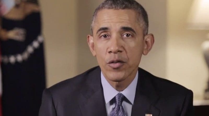 US President Barack Obama. Photo Credit: Screenshot of White House video.