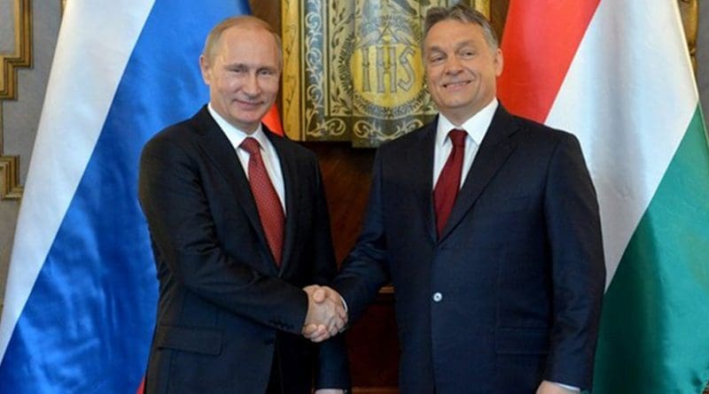Russian President Vladimir Putin and Hungarian Prime Minister Viktor Orbán. Photo by Kremlin.ru, Wikipedia Commons.