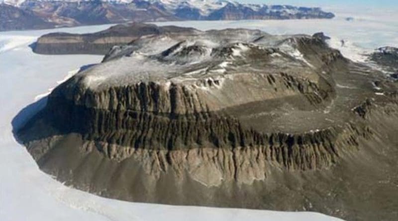 Antarctica's Friis Hills in the central Dry Valleys of the eastern portion of the continent contains ancient lake deposits indicating that the area has remained frozen for 14 to 17.5 million years. Credit University of Pennsylvania
