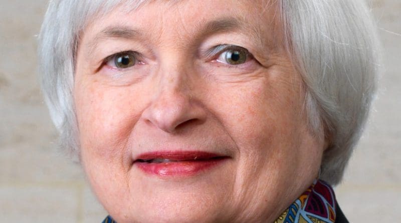 Official portrait of Federal Reserve Chairman Janet Yellen