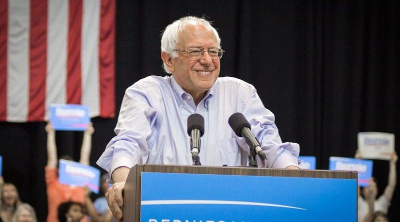 Bernie Sanders. Photo by Nick Solari, Wikipedia Commons.