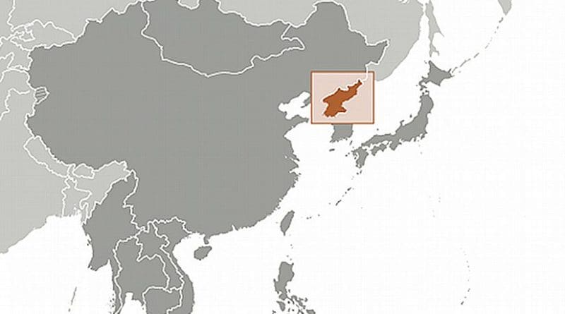 Location of North Korea. Source: CIA World Factbook.