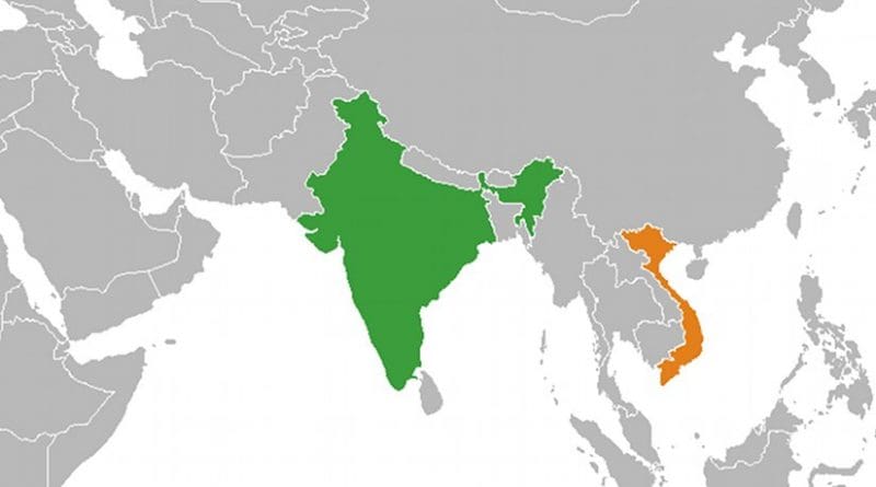 Locations of India and Vietnam. Source: Wikipedia Commons.