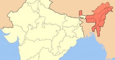 Northeast India. Source: Wikipedia Commons.