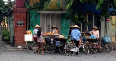 Street scene in Vietnam