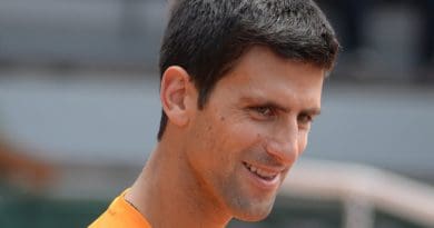 Novak Djokovic. Photo by Tatiana, Wikipedia Commons.