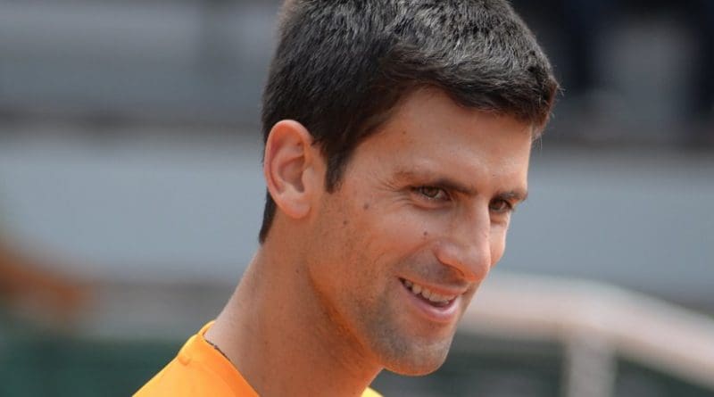 Novak Djokovic. Photo by Tatiana, Wikipedia Commons.