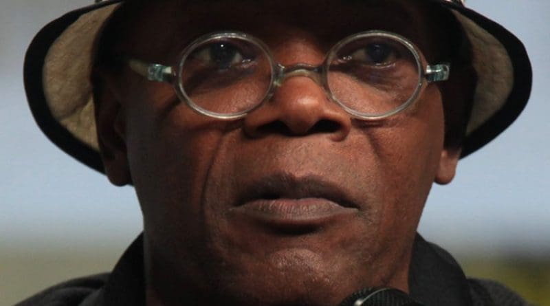 Samuel L. Jackson. Photo by Gage Skidmore, Wikipedia Commons.