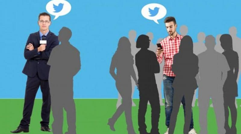 New research from two Northeastern University professors shows that in the days following Michael Brown's fatal shooting, everyday citizens -- not politicians, celebrities, or other prominent public figures -- were the ones who, using Twitter, shaped the national dialogue. Credit Illustration by Erica Lewy/Northeastern University