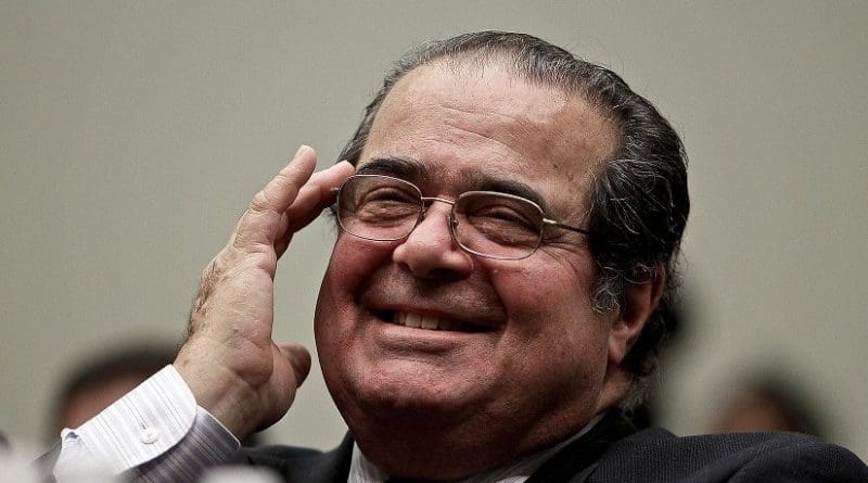 Supreme Court Justice Antonin Scalia. Photo by Stephen Masker, Wikipedia Commons.