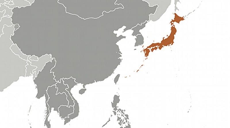 Location of Japan. Source: CIA World Factbook.