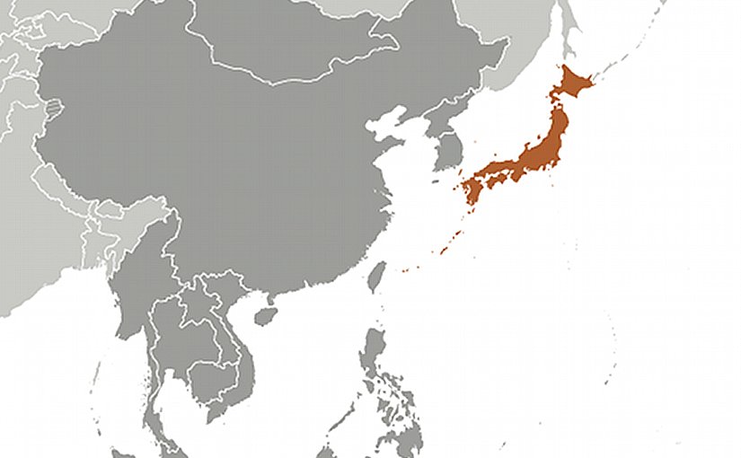 Location of Japan. Source: CIA World Factbook.