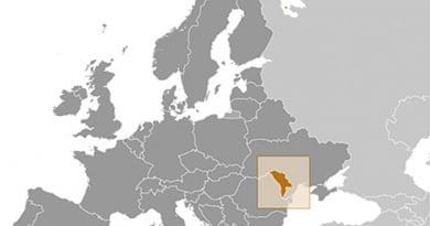 Location of Moldova. Source: CIA World Factbook.