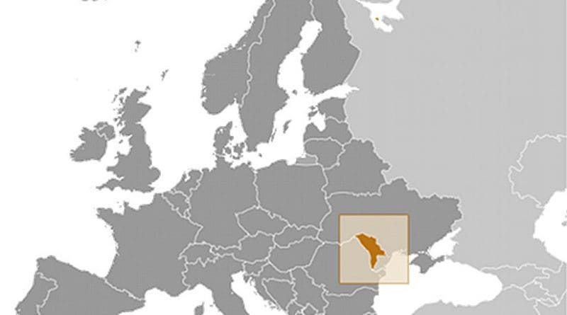 Location of Moldova. Source: CIA World Factbook.