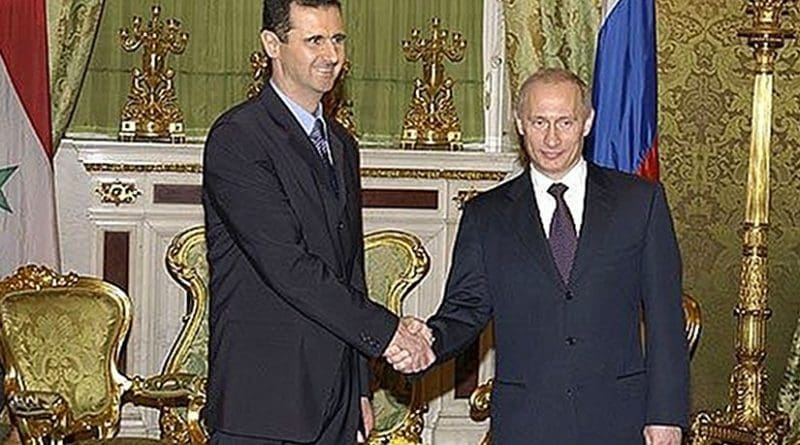 A 2005 meeting between Syria's Bashar al-Assad and Russia's Vladimir Putin. Photo Credit: Kremlin.ru