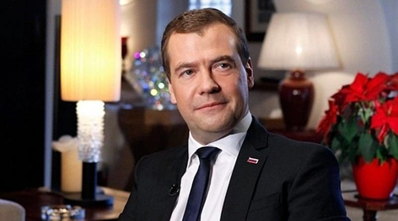Russia's Dmitry Medvedev. Photo Credit: Government.ru, Wikipedia Commons.