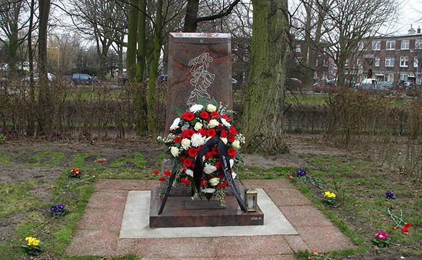 Khojaly Massacre Memorial in The Hague, Netherlands. Photo by Mursel, Wikipedia Commons.