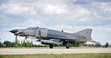 Turkey Air Force F-4E 2020 Terminator at the 3rd Air Force Base in Konya. Photo: SAC Helen Farrer RAF Mobile News Team/MOD, Wikipedia Commons.