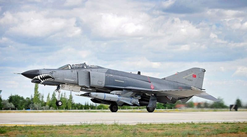 Turkey Air Force F-4E 2020 Terminator at the 3rd Air Force Base in Konya. Photo: SAC Helen Farrer RAF Mobile News Team/MOD, Wikipedia Commons.