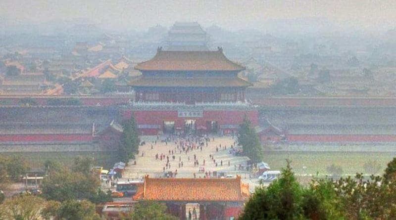 These are palaces, avenues, buildings, parks, and scenery around China's Capital Forbidden City under the pollution of present day Beijing in September 2013. Credit Yinan Chen via Wikimedia Commons