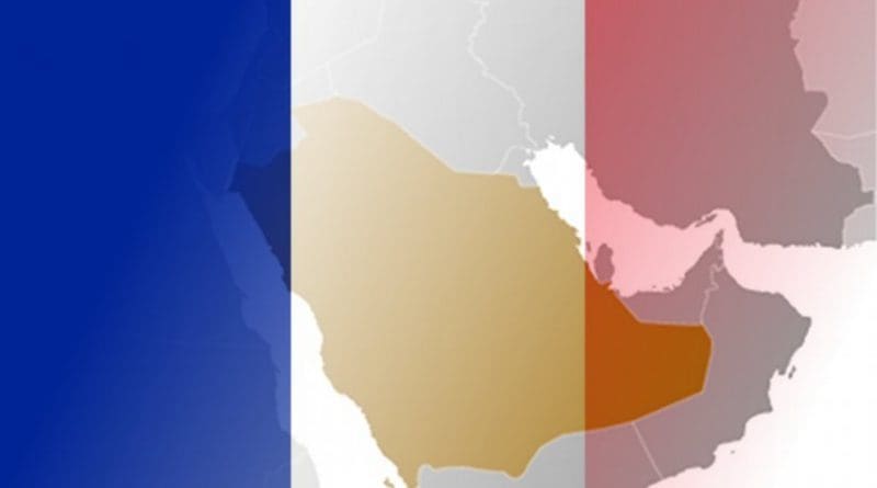 Flag of France and Saudi Arabia
