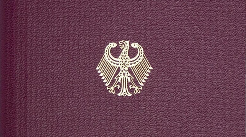 Detail on German passport