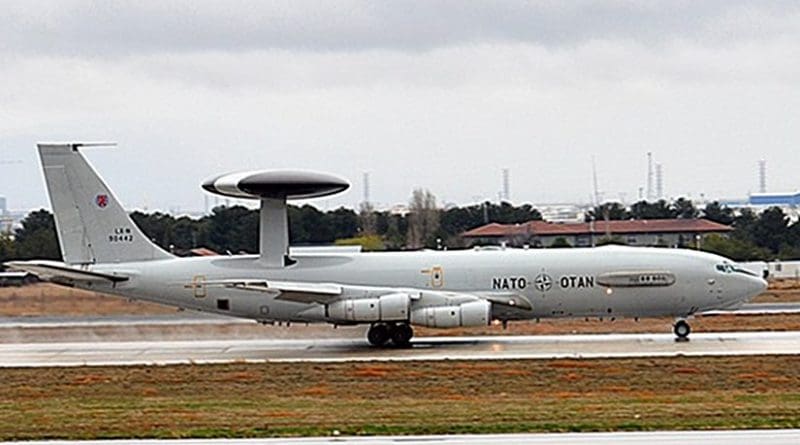 NATO AWACS in Konya, Turkey. Following a recent increase in cross-border activities with Russia, Turkey requested additional military support to the region. This additional support, approved by NATO, comes in the form of Tailored Assurance Measures and includes an increase in AWACS presence in the region. - NATO photo courtesy of the E-3A Component