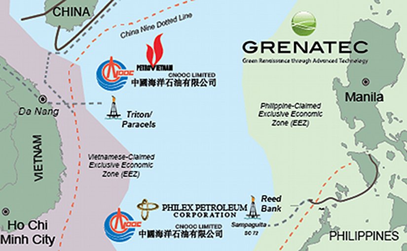 wo Joint Development Areas — one lying between North Vietnam and the Paracel Islands and the other off northern Philippine Palawan — could provide a template for other joint development projects between China and her southern neighbors in the South China Sea. Source: Grenatec.