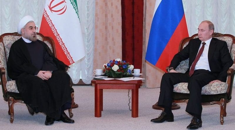 Iran;s President Hassan Rohani meeting with Russia's President Vladimir Putin. Photo Credit: Kremlin.ru, Wikipedia Commons.