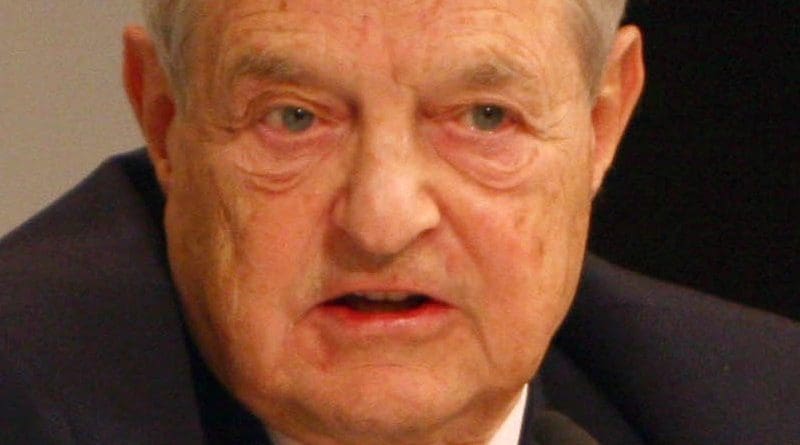 George Soros. Photo by Harald Dettenborn, Wikipedia Commons.