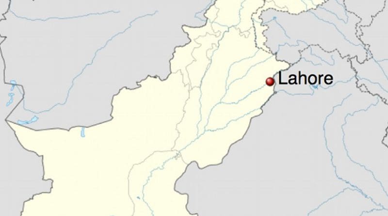 Location of Lahore in Pakistan. Source: Wikipedia Commons.