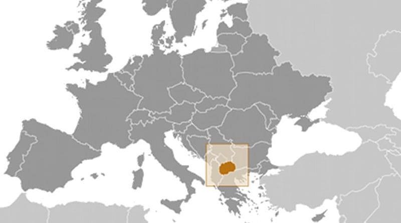 Location of North Macedonia. Source: CIA World Factbook.