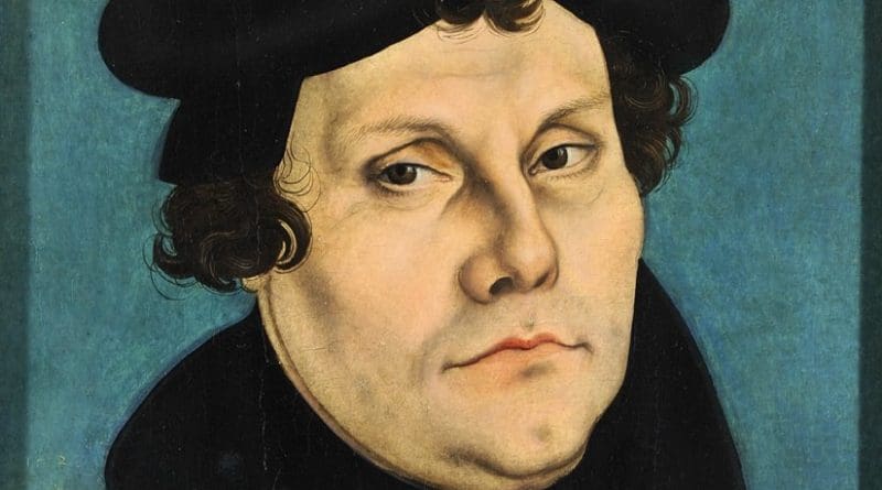 Martin Luther. Painting by Lucas Cranach the Elder.
