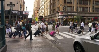 Street scene in New York City.
