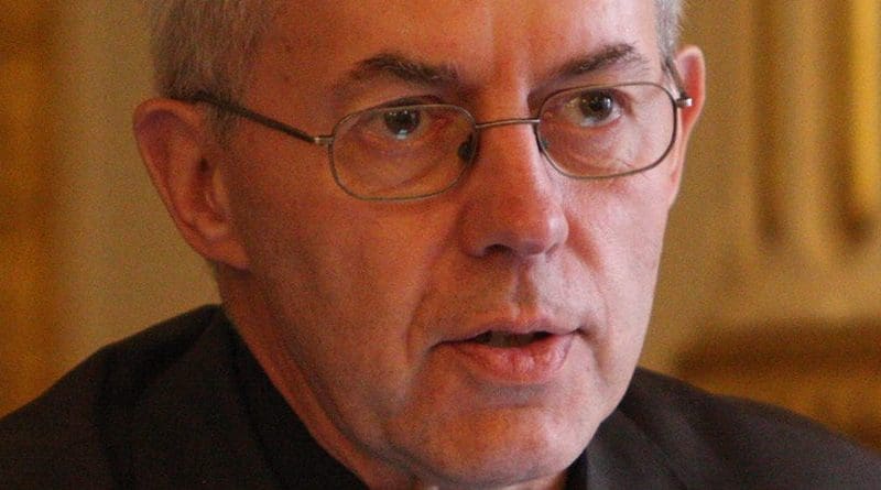 The Archbishop of Canterbury, the Most Revd and Rt Hon Justin Welby. Photo: Foreign and Commonwealth Office, Wikipedia Commons.