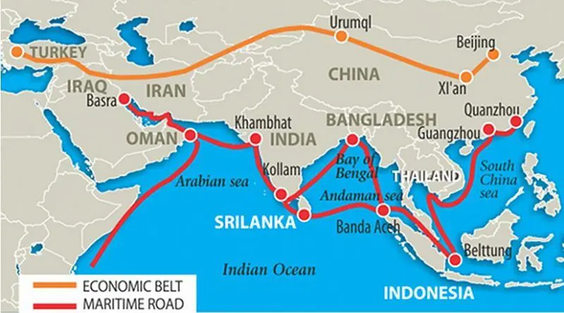 China's Silk Road OBOR (One Road One Belt) project